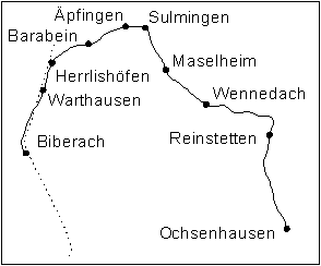 Streckenkarte