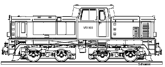 Zeichnung vom V 51